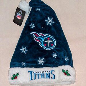🏈🆕 TENNESSEE TITANS SPIRIT BASIC SANTA HAT - UNISEX